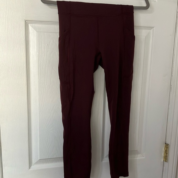 lululemon athletica Other - Lululemon Burgundy Leggings